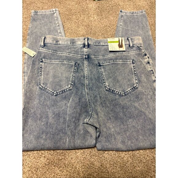 Time and Tru Stretch denim jeans pull-on jeggings size large - Picture 2 of 9